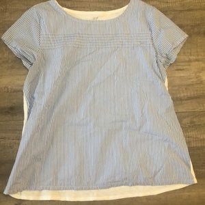 Seersucker vineyard vines top